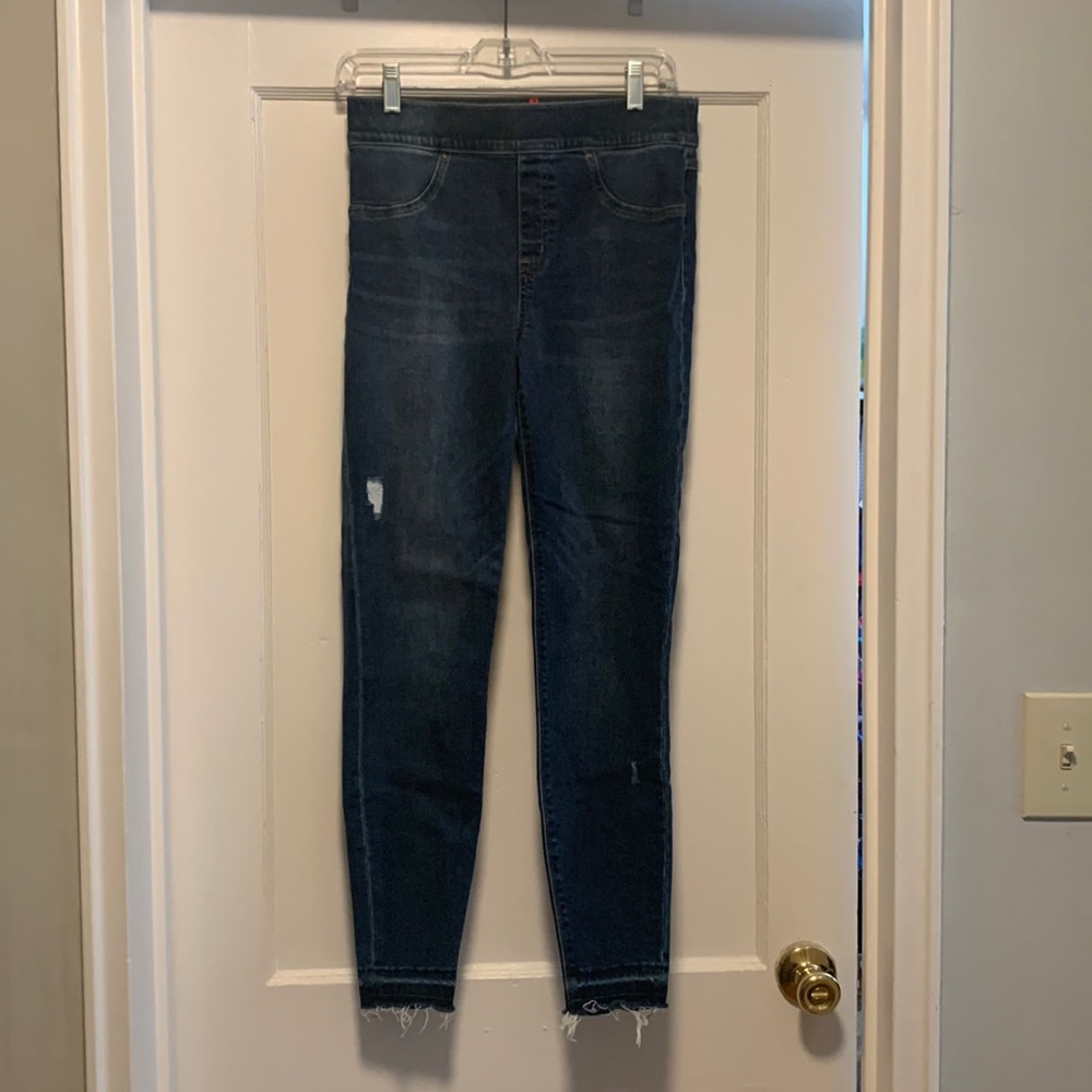 Spanx Distressed Skinny Jeans